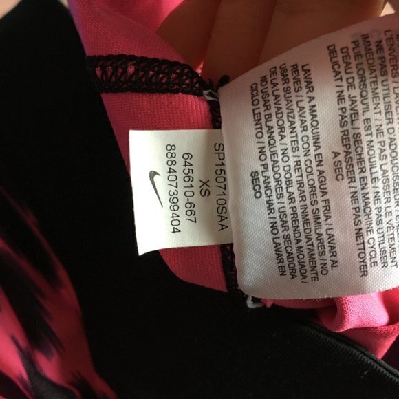 Nike 3/4 Printed‎ Relay Crop Running Pants DRI-FIT  Size XS 645610-667 - Picture 11 of 11